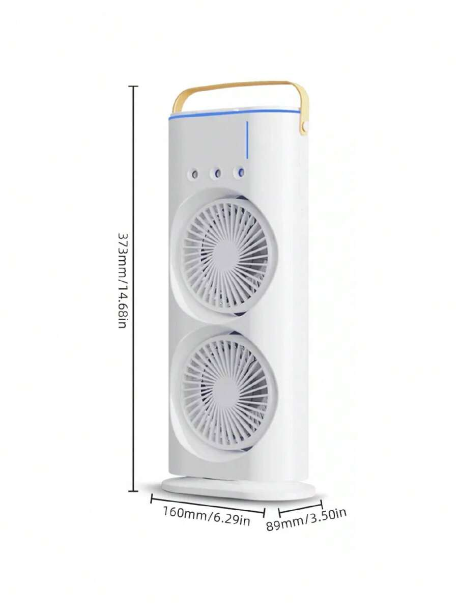 مروحة Double Fan مع فواحة عطر