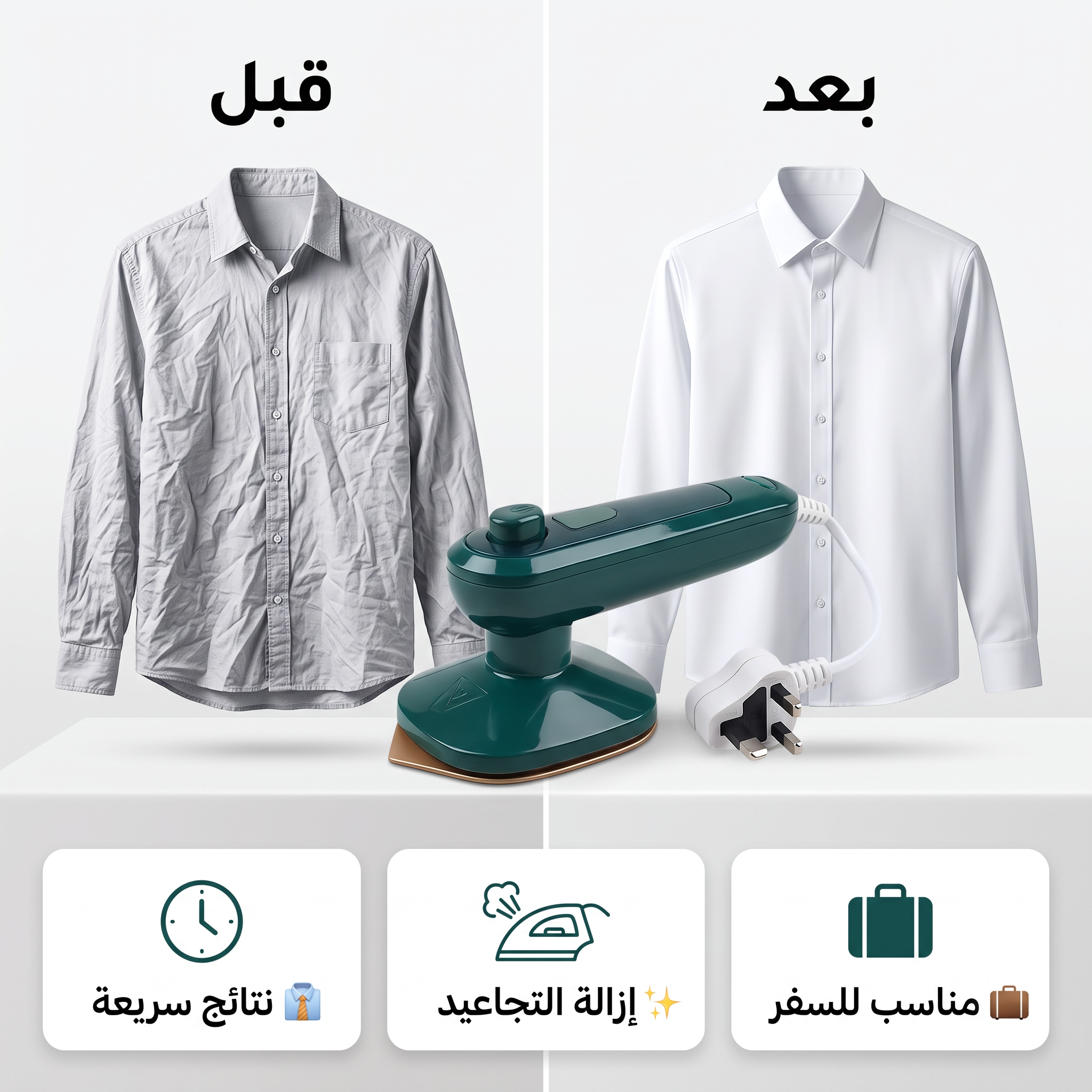 مكواة بخارية صغيرة ZF688 مع بخاخ ماء