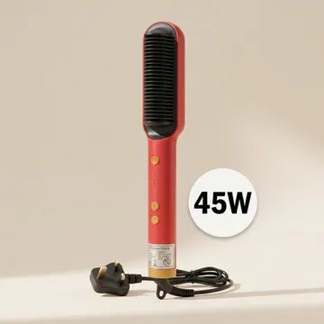 فرشاة فرد الشعر الحلقية + ديرما رولر