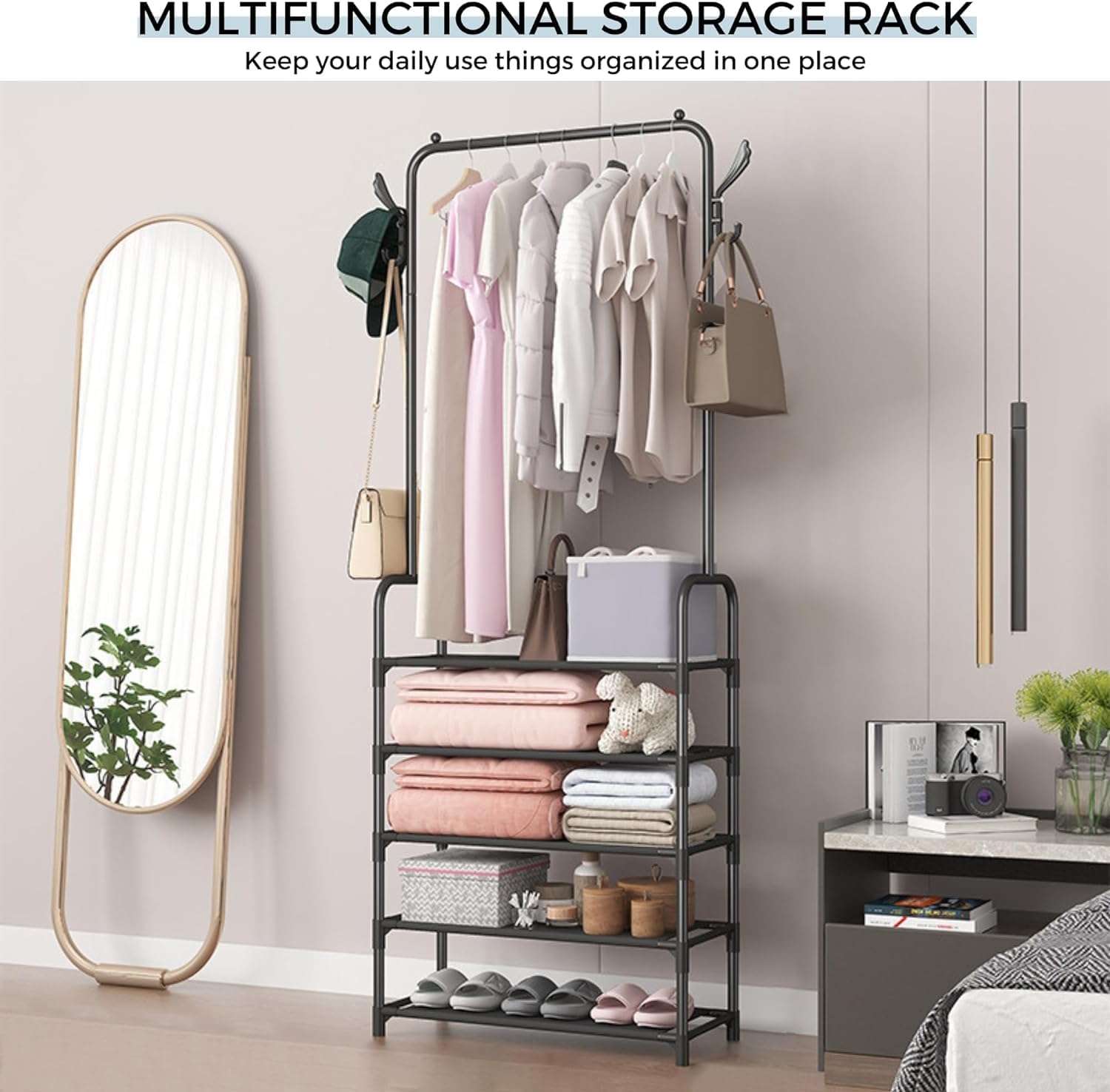 Clothes Rack 5 Shelves