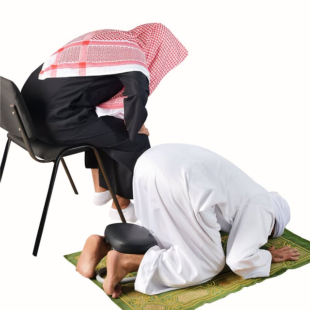 عرض مصلية مبطنة مانعة للانزلاق كبيرة+كرسى الصلاة