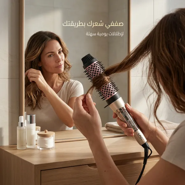 فرشاة الإنجاز السريع: الحل الأمثل لاختصار وقت التسريح والتجهيز للدوام في 5 دقائق.