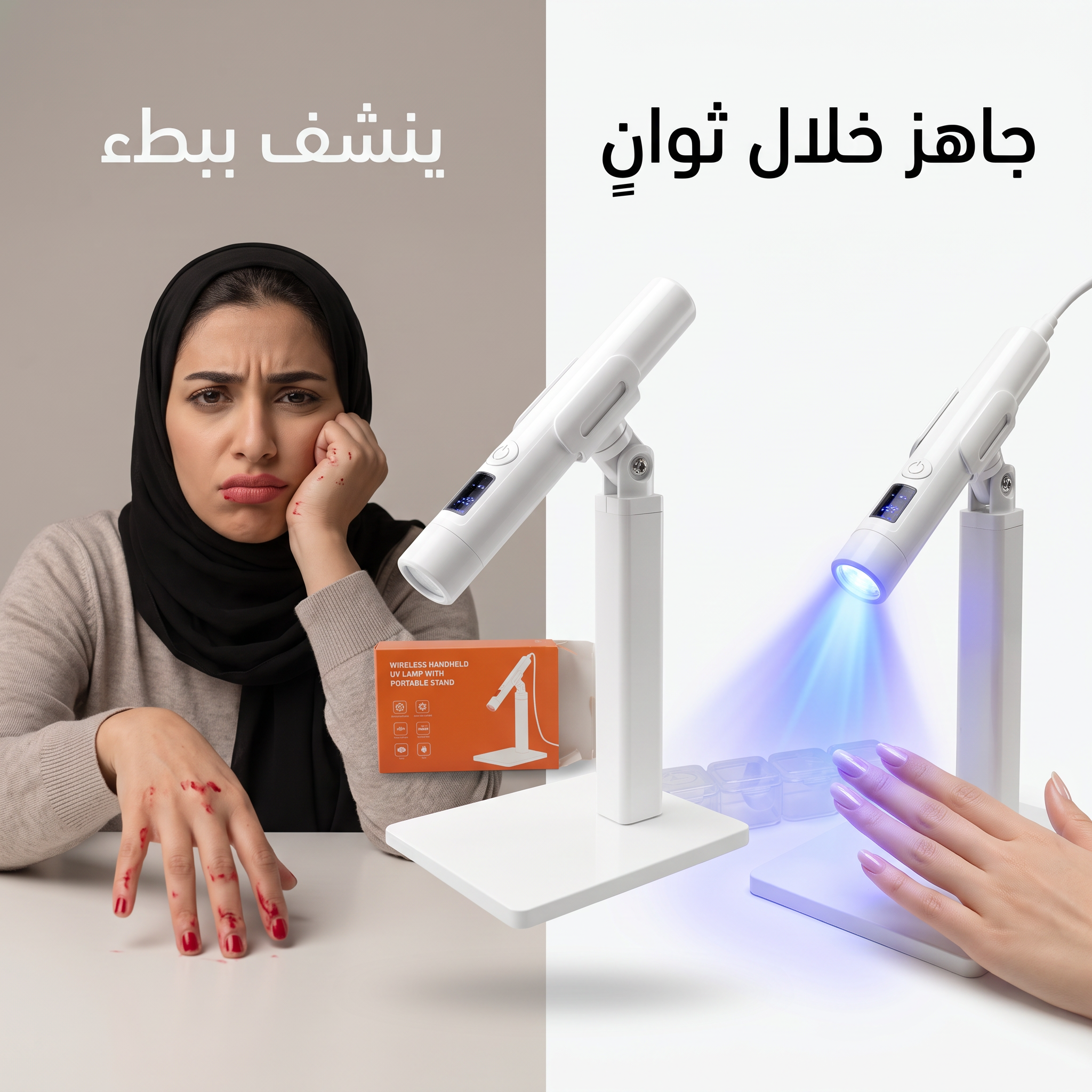   جهاز تجفيف وتزين الاظافر 2*1