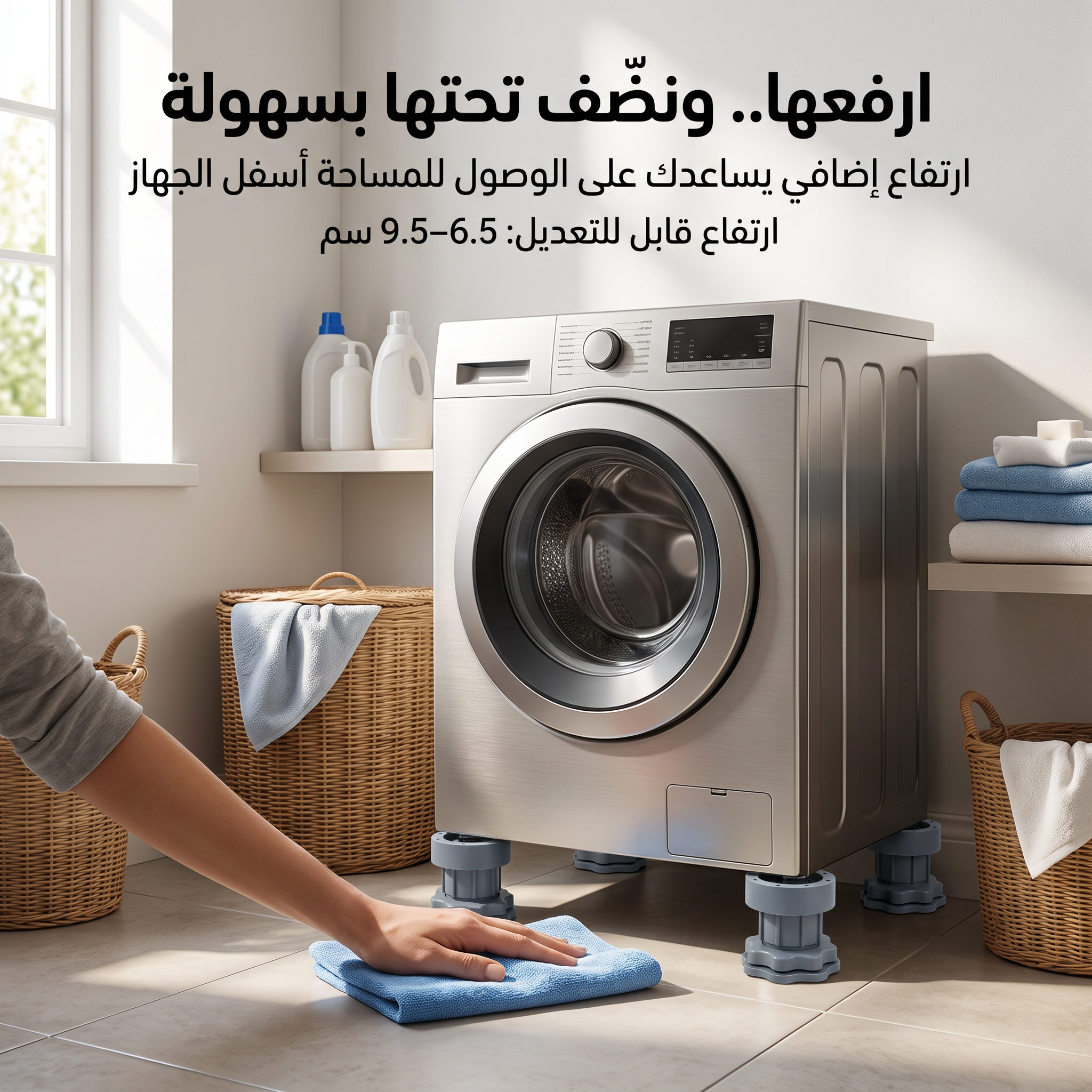 قواعد الغسالة المانعة للاهتزاز والانزلاق