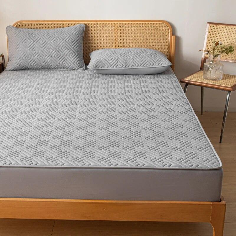 كفر مرتبه استيك رمادي 180 سم - 4