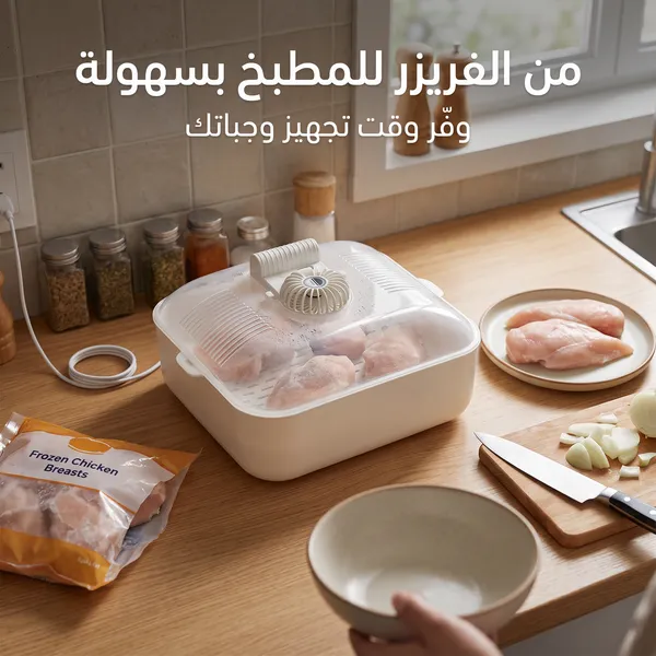 • مذوّب الطعام المثلج