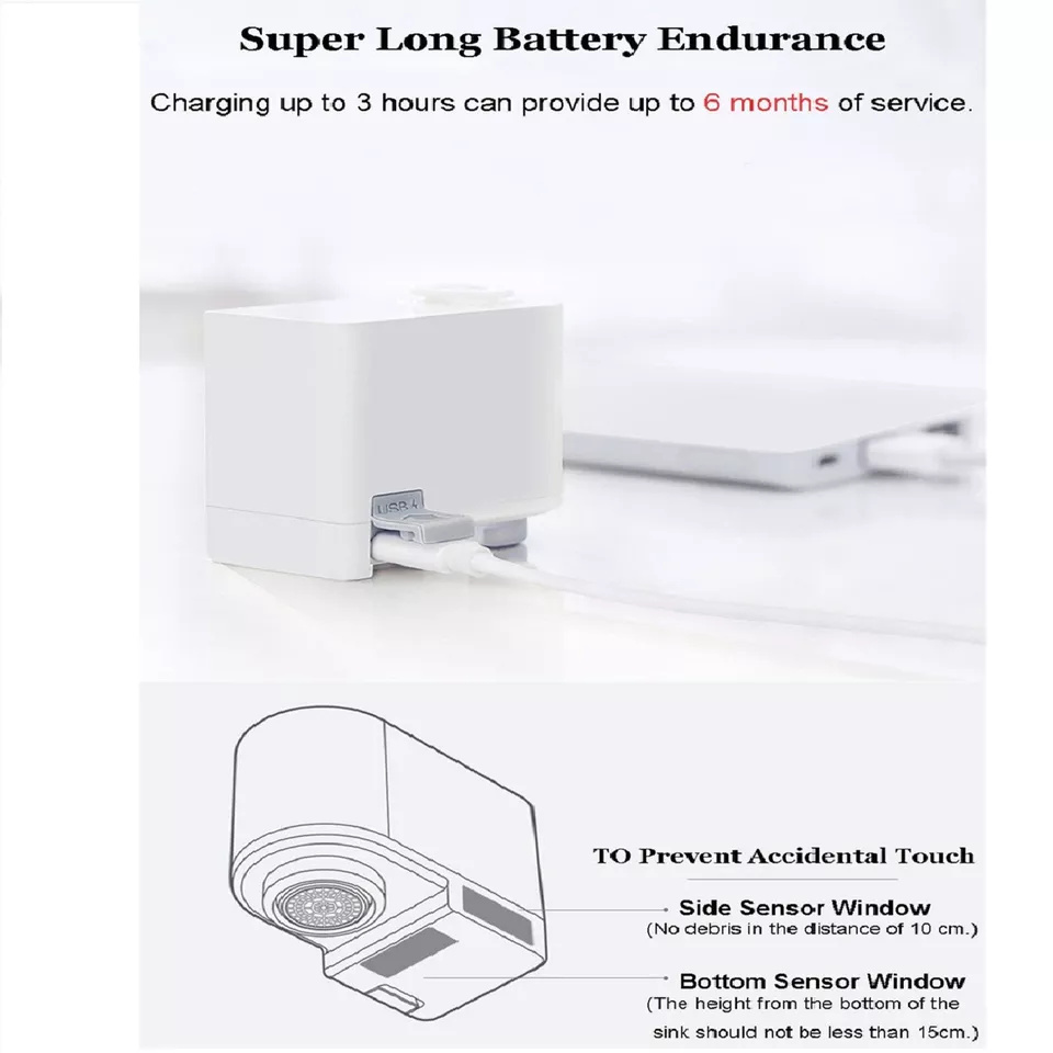 • حنفيه مياه للتوفير بسينسور