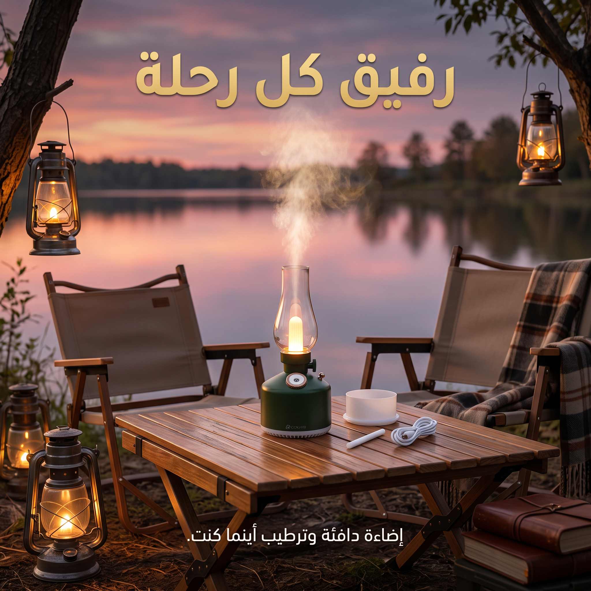 • مصباح زمان مع فواحة