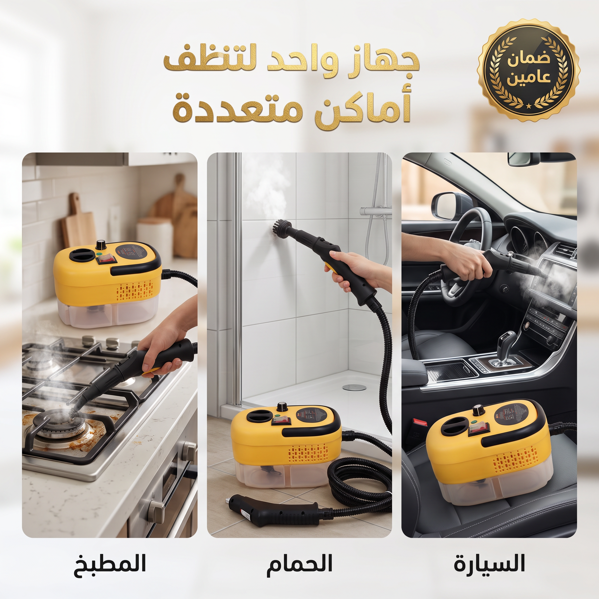 جهاز تنظيف بخار بالضغط العالي من دينكس بضمان عامين