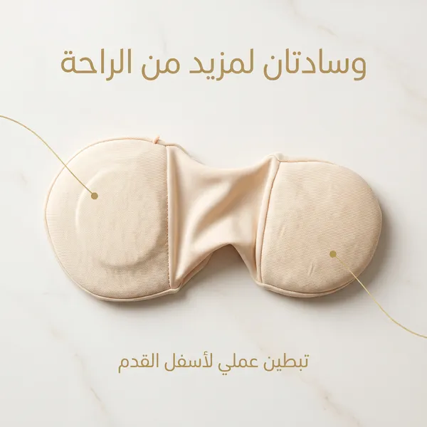 شراب الراحه الطبيه لأسفل القدم (مقاس مرن)