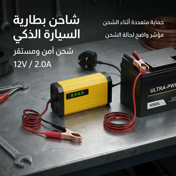 شاحن بطاريات ذكي وعالي الكفاءة