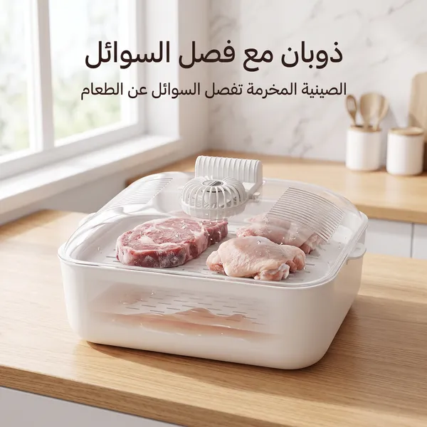 • مذوّب الطعام المثلج