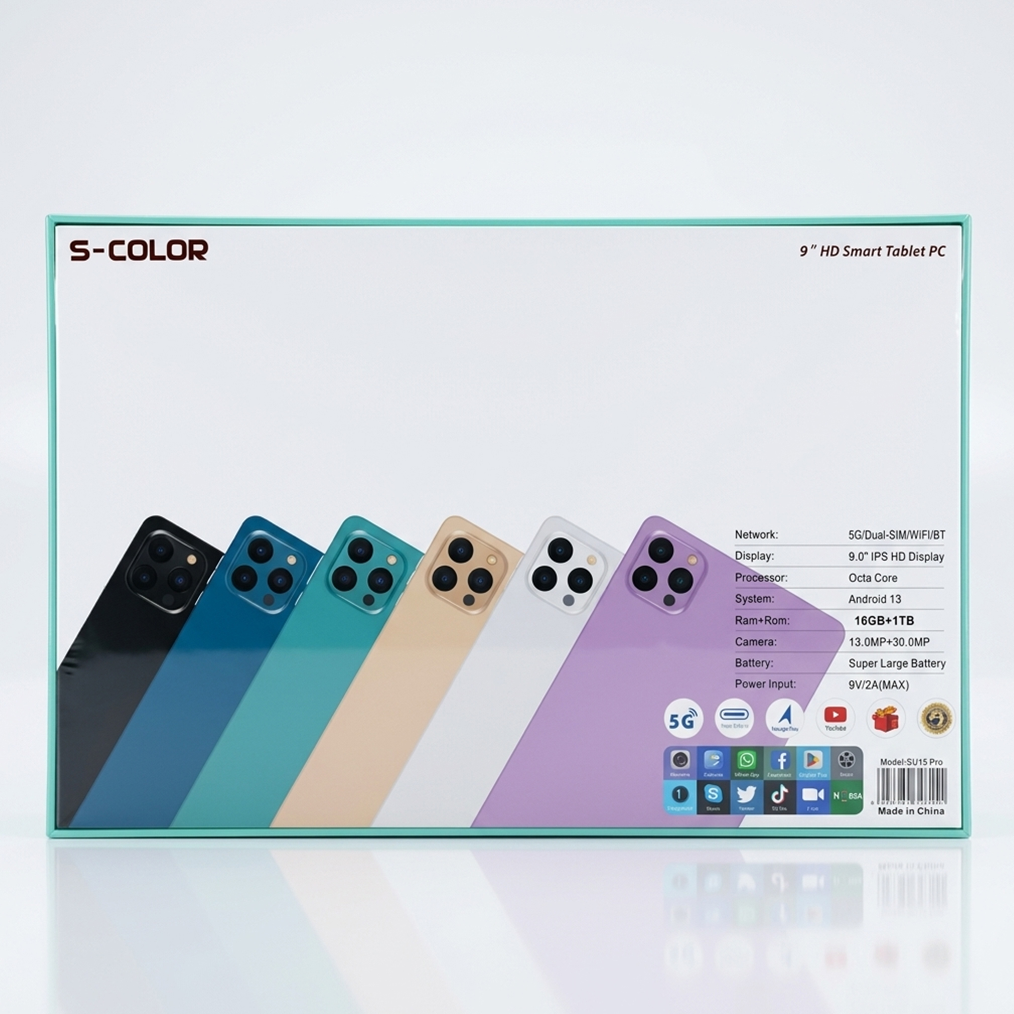 تابلت SU15 PRO + مجموعة هدايا (ضمان عام)