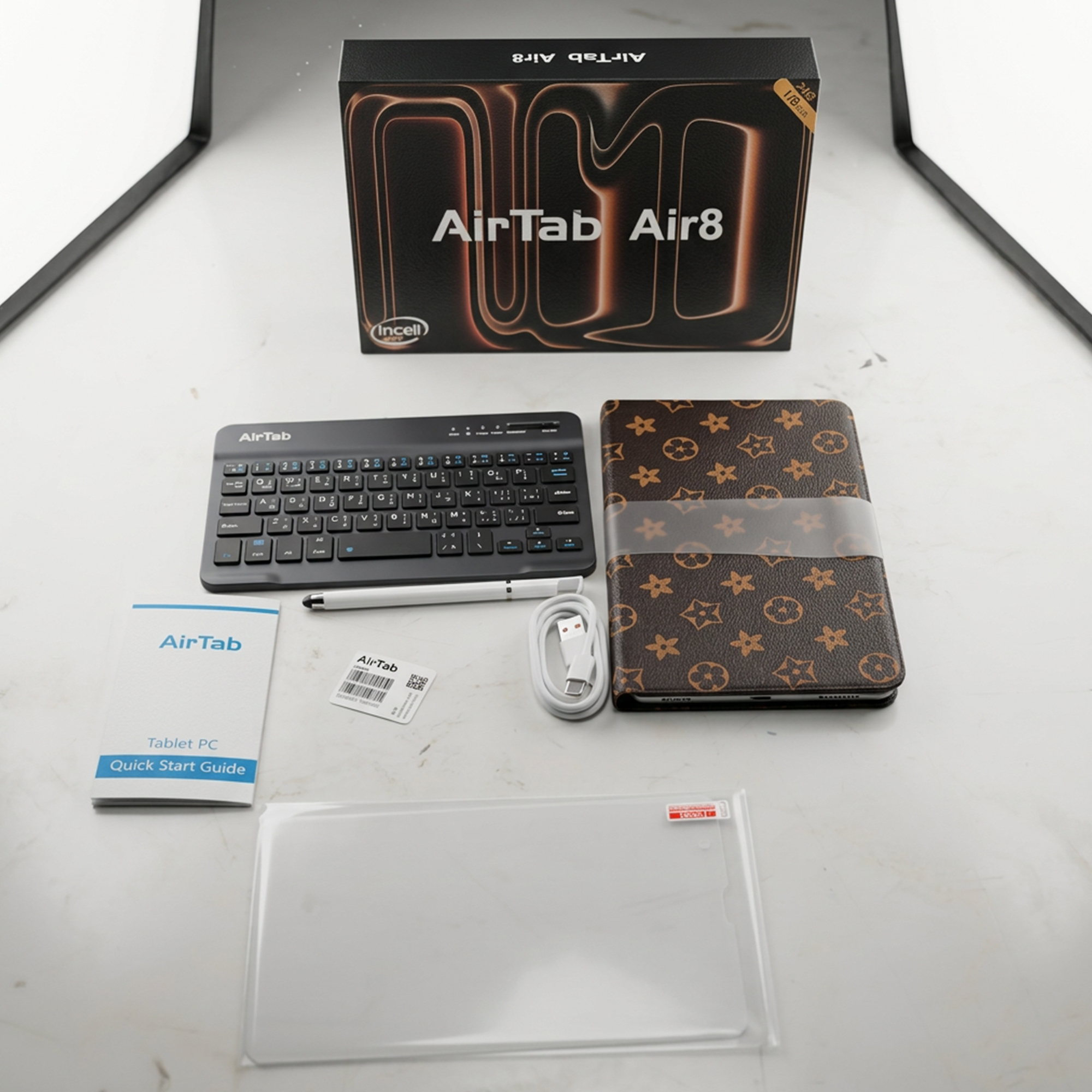 تابلت Airtap Air 8  بكيبورد بلوتوث (بضمان عام ) + مجموعة هدايا 