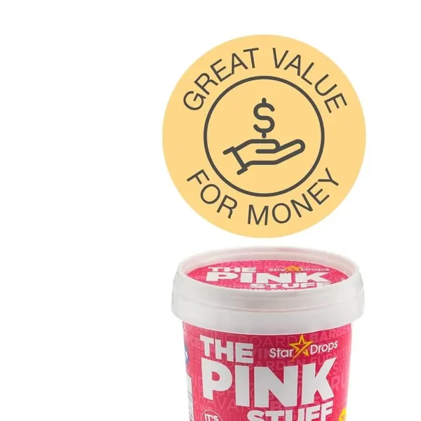 عرض جهاز تنظيف بالبخار بالضغط العالي شكل دائري + معجون التنظيف الجبار The Pink Stuff
