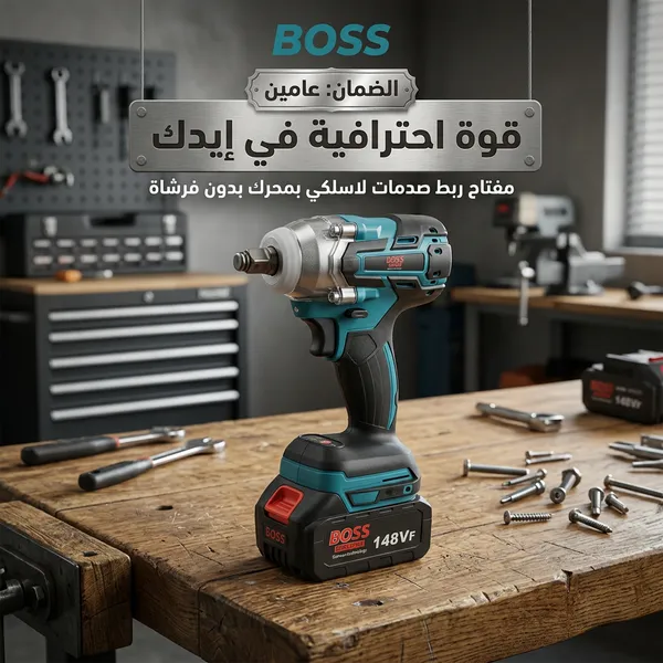 دريل كفرات BOSS 148 فولت بضمان عامين