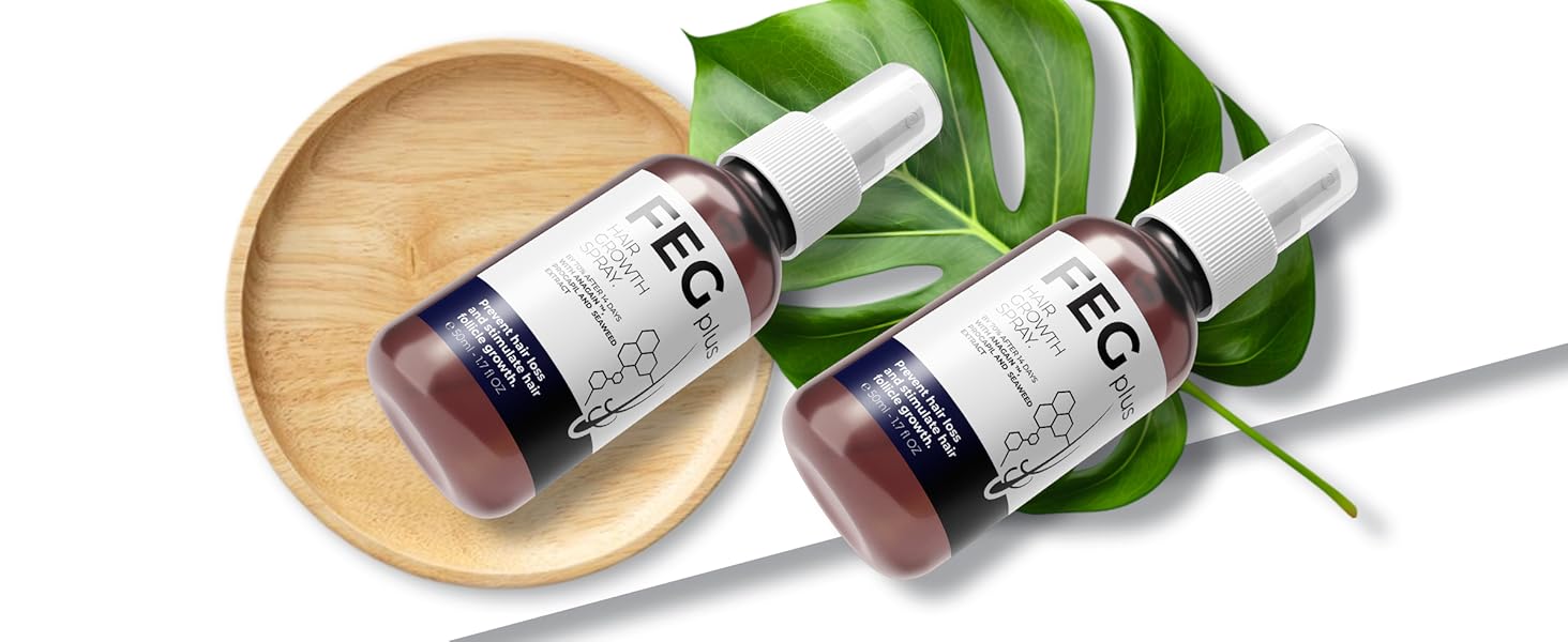عرض سيرم Blue PePtide + سبراي الشعر FEG 