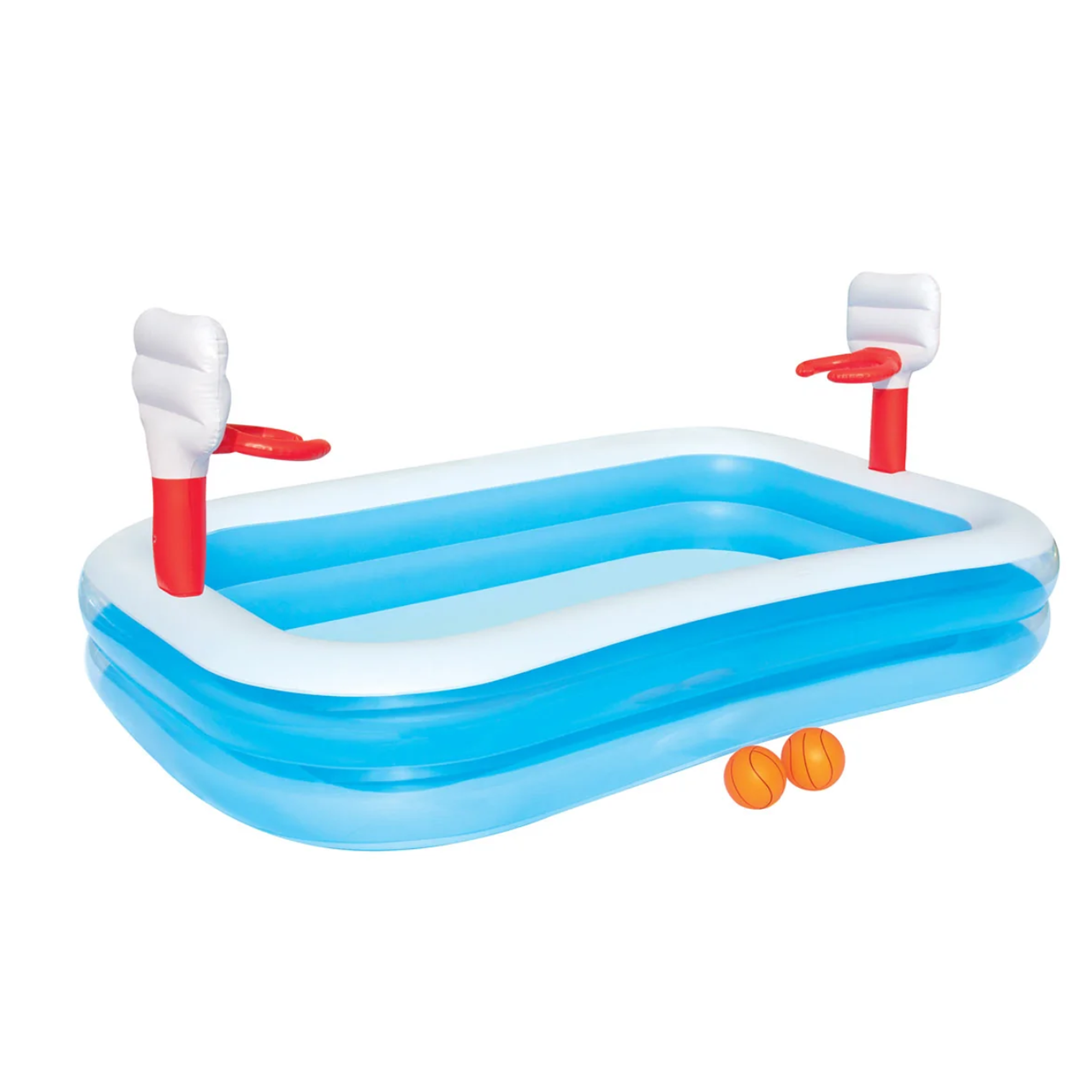 Inflatable pool with blower