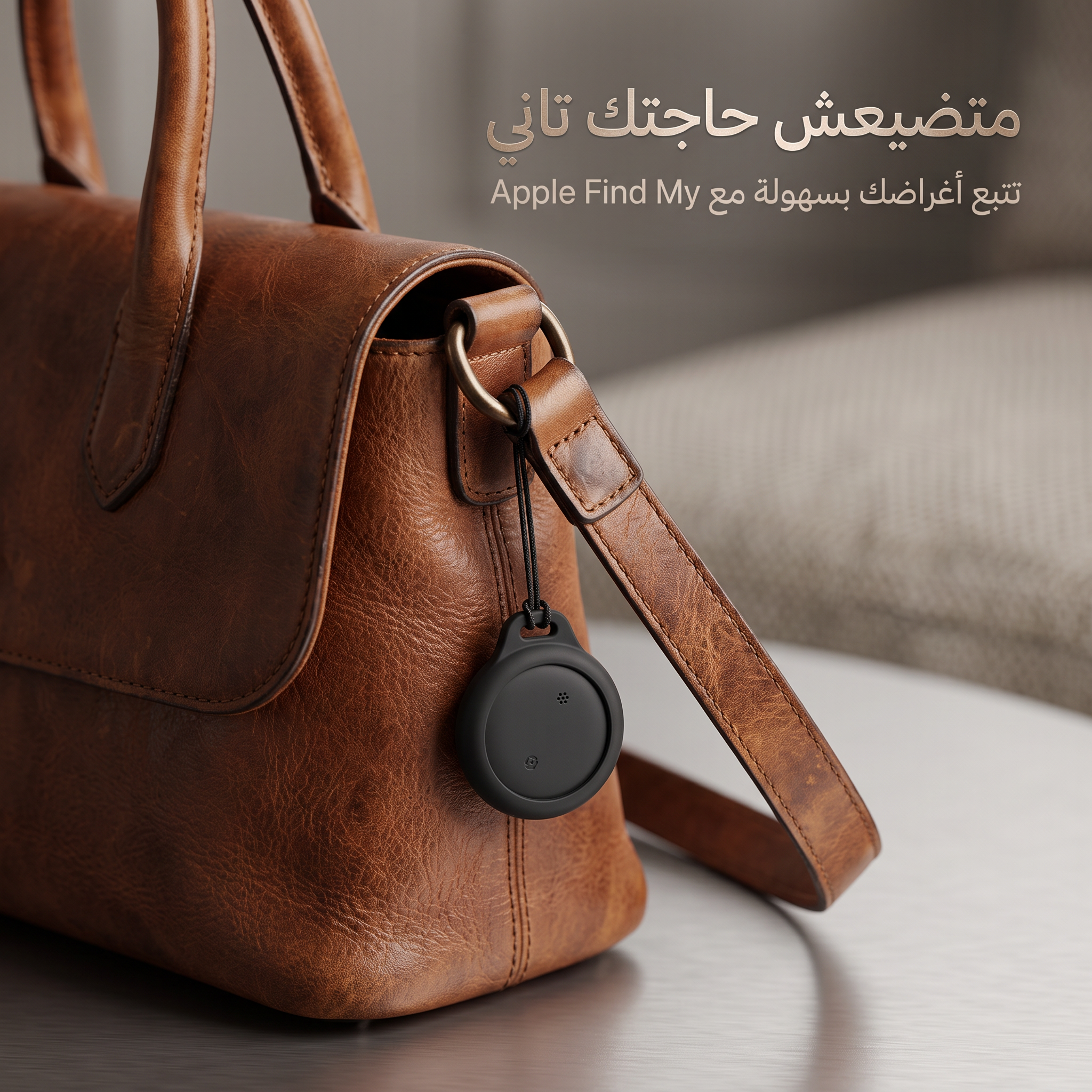 جهاز تتبع  متوافق مع Apple Find My بجرس 100dB