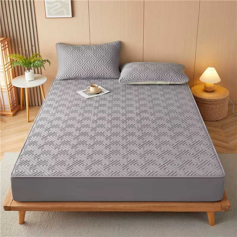 كفر مرتبه استيك رمادي 160 سم - 5