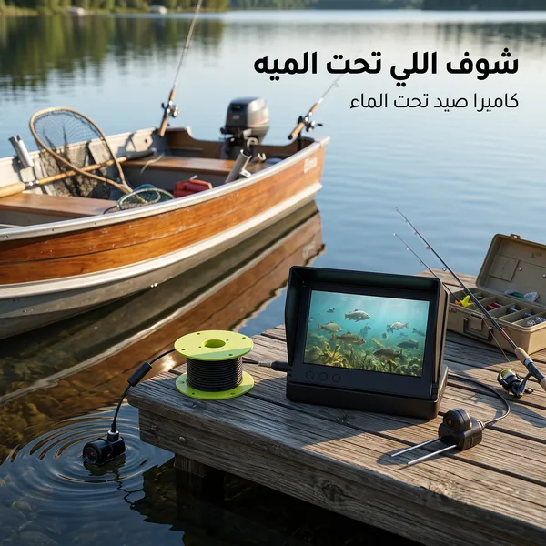 كاميرا بشاشة لتصوير تحت الماء