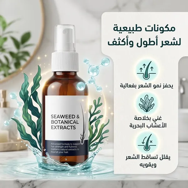 بخاخ الإنبات المكثف: الحل الجذري لإيقاف التساقط وتعبئة فراغات الشعر