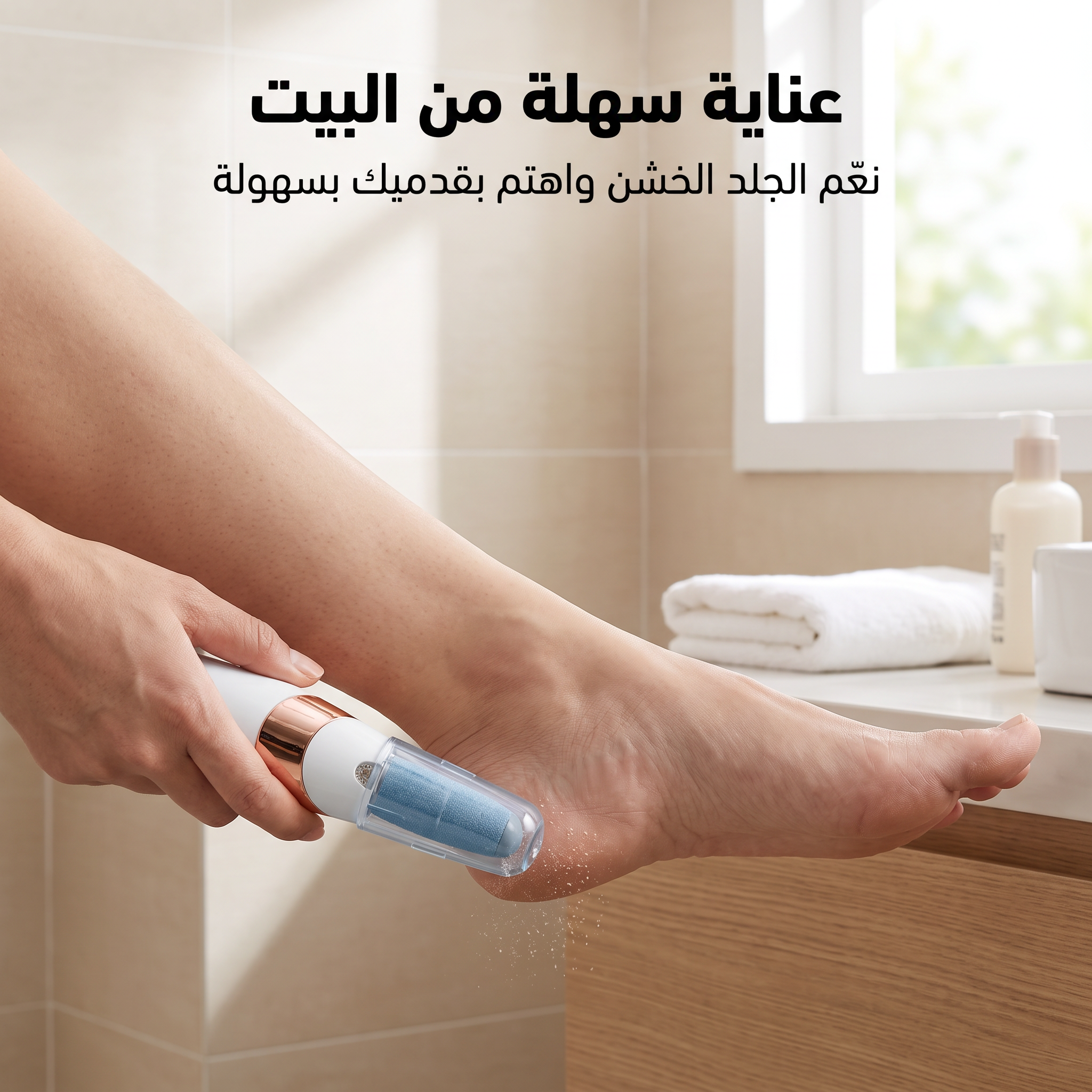مقشر القدم الحديث القابل لاعادة الشحن RUAY