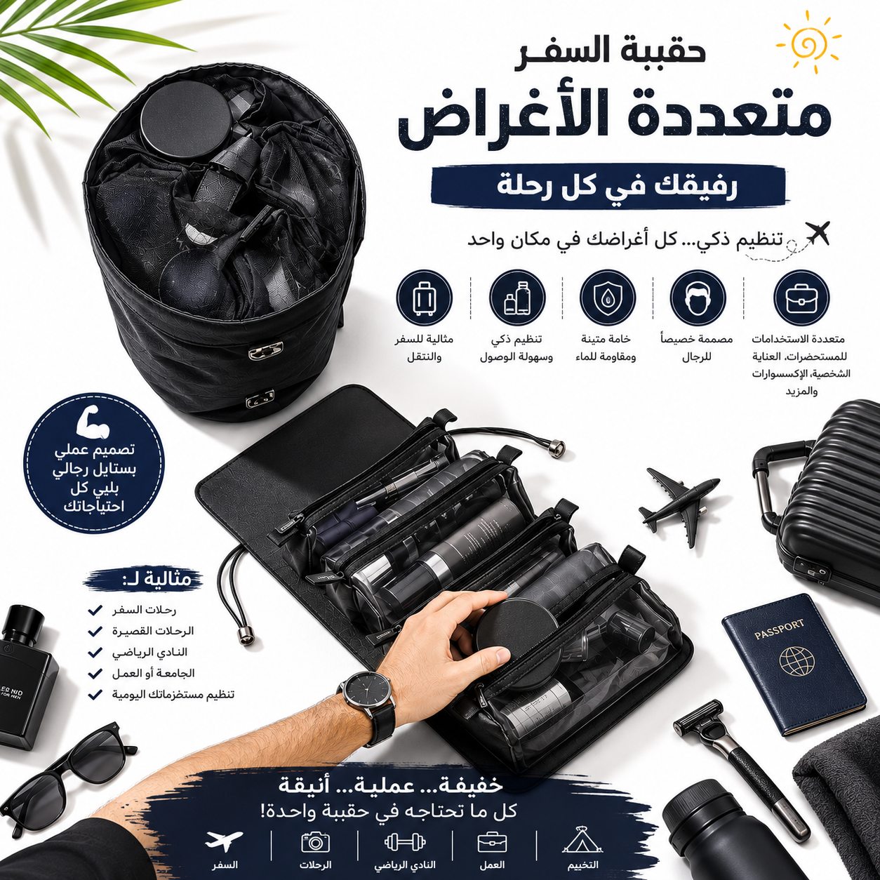حقيبة السفر متعددة الأغراض