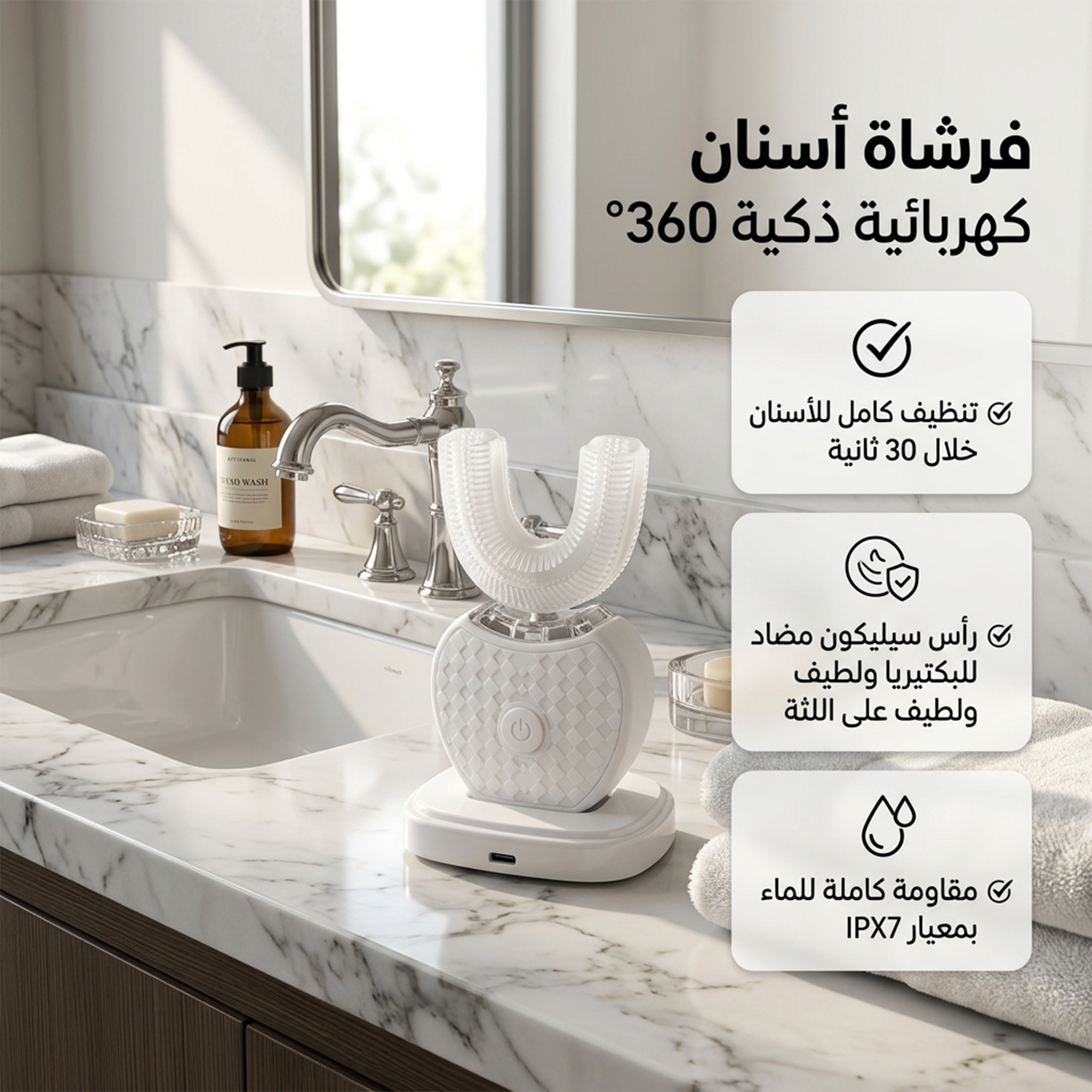 فرشاة الاسنان اليومية الاوتوماتيكية