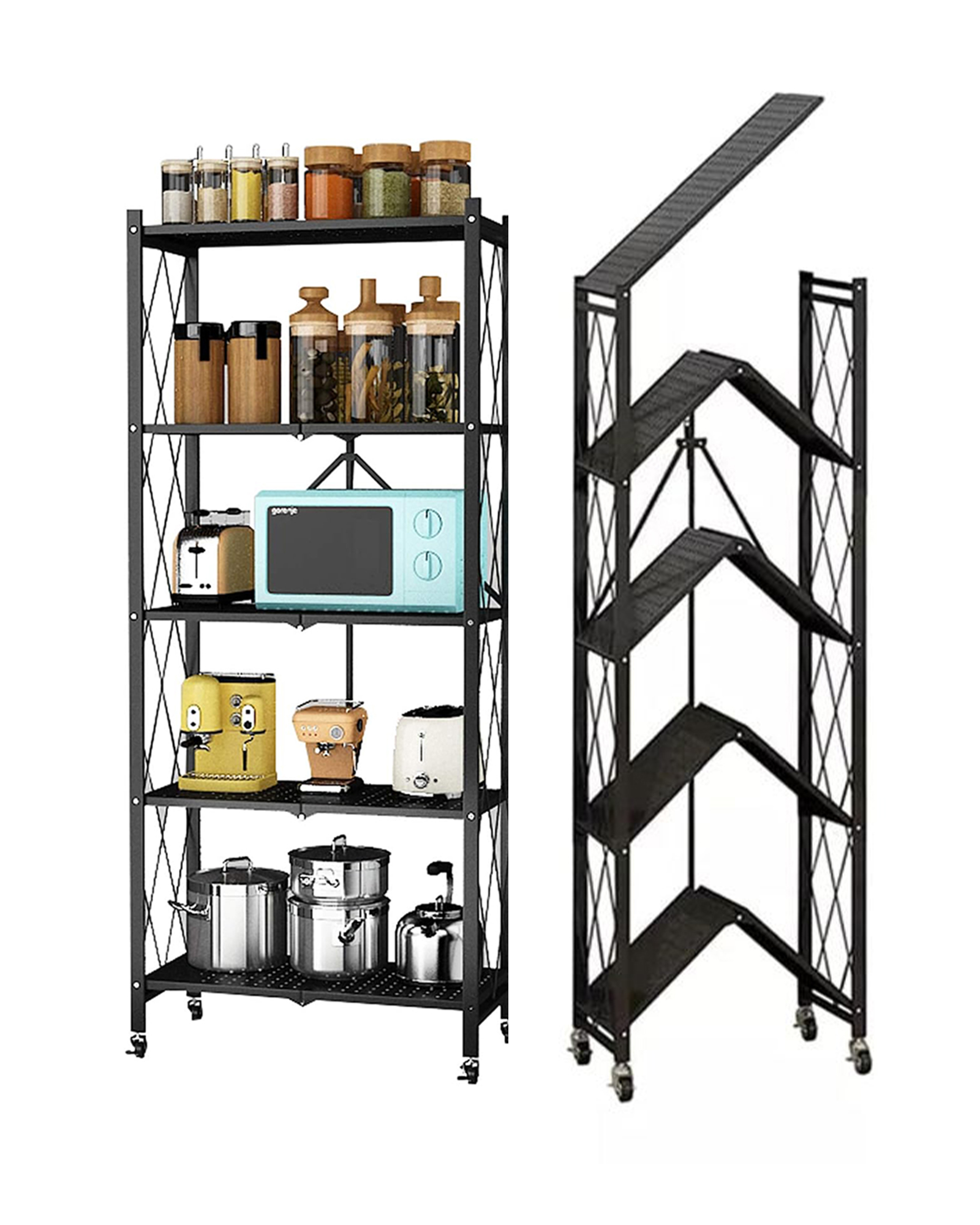 ستاند المطبخ 5 دور قابل للطي - 6