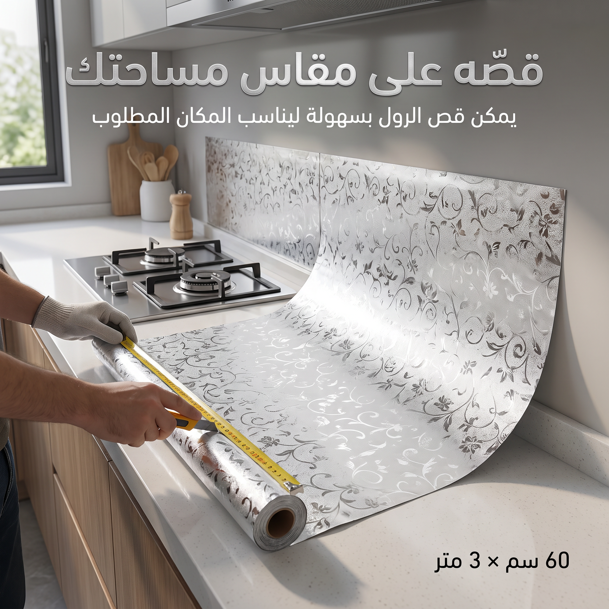 ورق لاصق مقاوم للحرارة(3 متر)