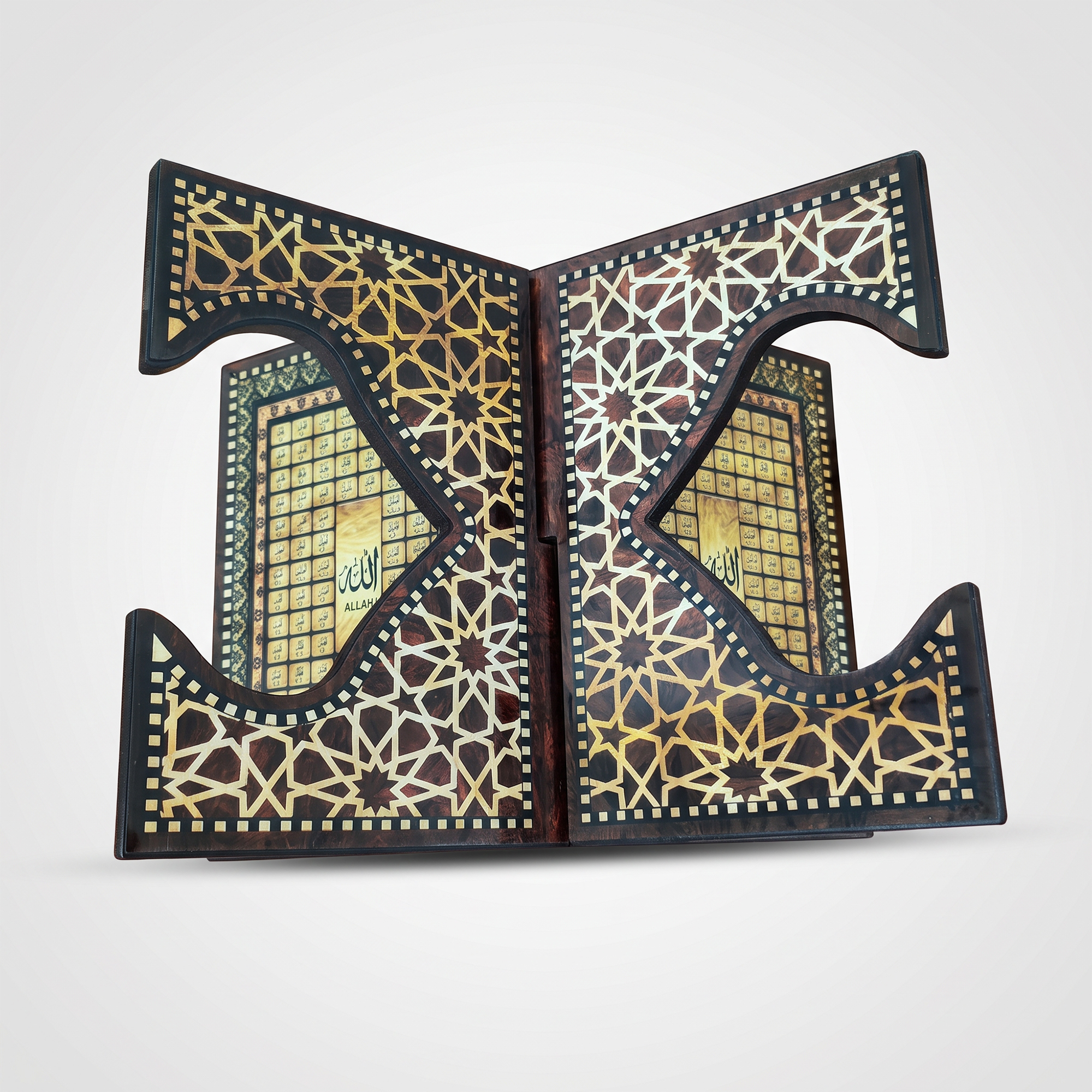 حامل خشبى قابل للطى للقرآن الكريم