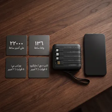 تابلت Air Tap a19 Max مع كيبورد وماوس بلوتوث وباوربنك 22000 مللي أمبير