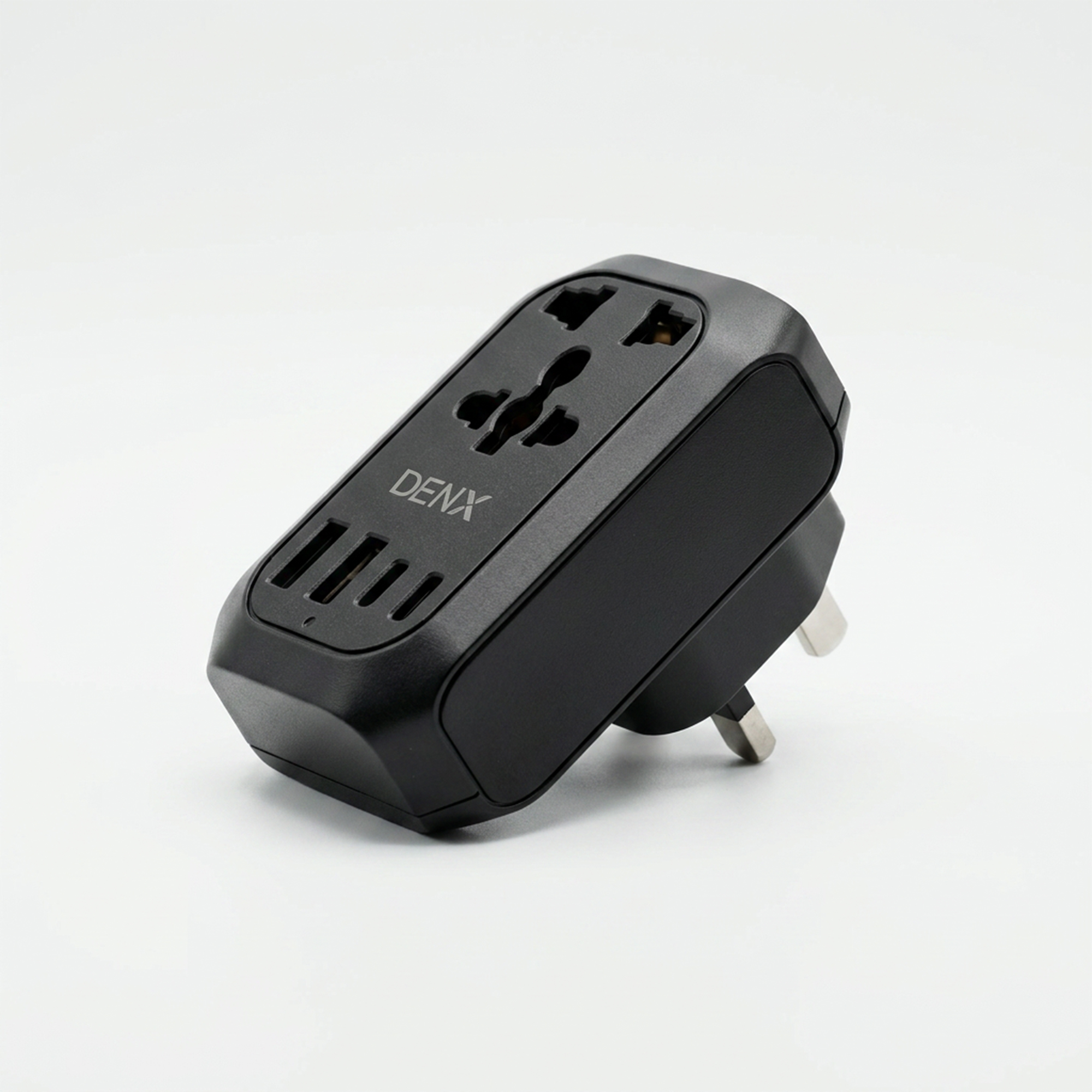 شاحن كل منزل متعدد المداخل (2 مدخل Type -C + مدخلين USB + مدخل فيشة ) بسرعة 20 W  سعر الجملة 